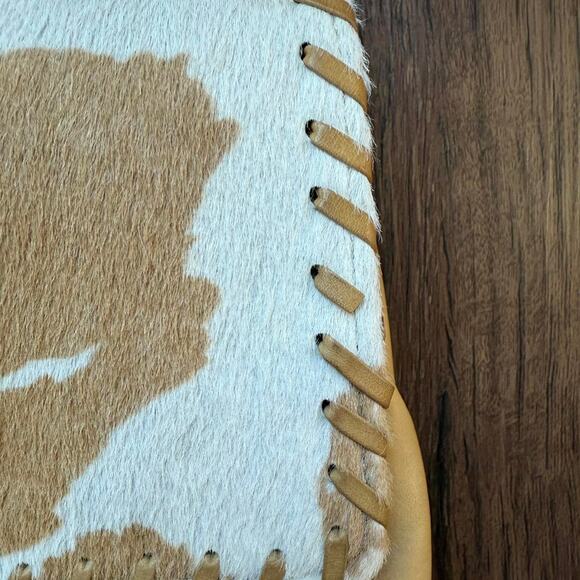 Rare Vintage Donald Pliner Cow Print Calf Hair Shoulder Bag - Picture 5 of 5